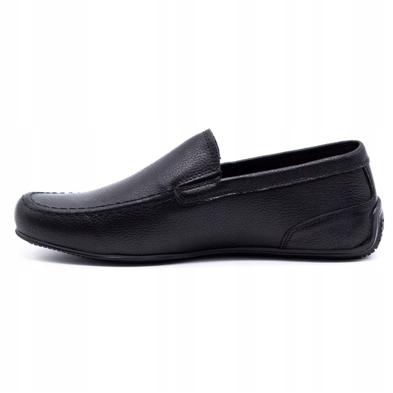 Polbut Mocassini uomo in pelle 2105 grana nera nero 1