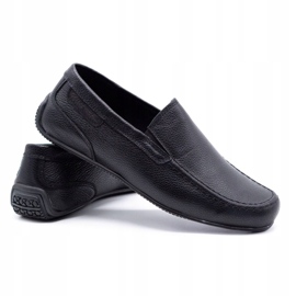 Polbut Mocassini uomo in pelle 2105 grana nera nero 3