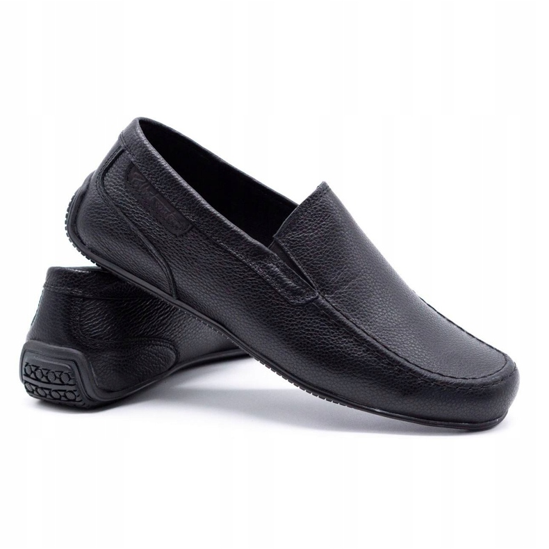 Polbut Mocassini uomo in pelle 2105 grana nera nero 3