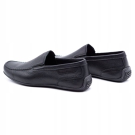 Polbut Mocassini uomo in pelle 2105 grana nera nero 4