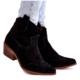 Stivali da donna nel Lewski Spitz 3236 Black nero 5