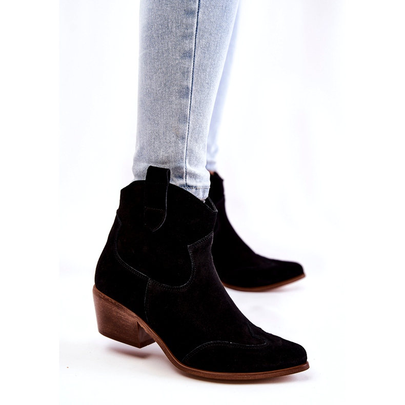 Stivali da donna nel Lewski Spitz 3236 Black nero 2