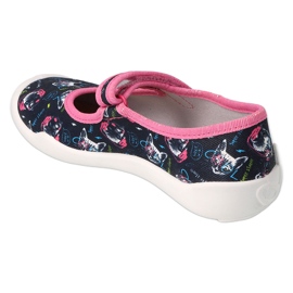 Scarpe per bambini Befado 114Y497 blu navy rosa multicolore 2