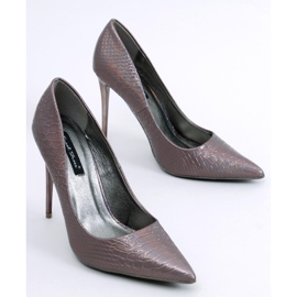 Tacchi iridescenti da donna Jean Gun grigio 1