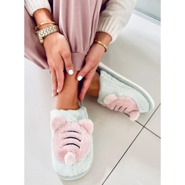 PA1 Pantofole da donna Pearl Mint verde rosa 1