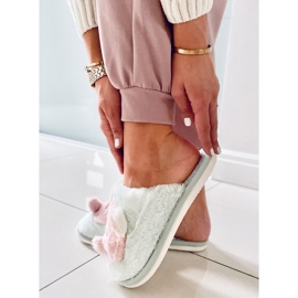 PA1 Pantofole da donna Pearl Mint verde rosa 2