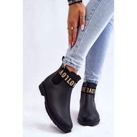 PA1 Stivali da pioggia Slip-on da donna neri Joline nero 1