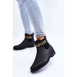 PA1 Stivali da pioggia Slip-on da donna neri Joline nero 2