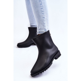 Stivali da pioggia classici slip-on da donna neri Floriana nero 2