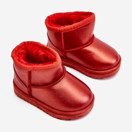 Stivali da neve isolati per bambini Red Scooby rosso 2