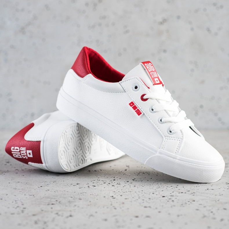 Sneakers da donna Big Star EE274311 bianco 1