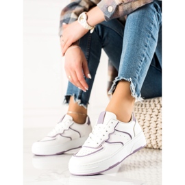 Weide Comode scarpe da ginnastica casual bianco 1