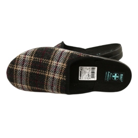 Pantofole scozzesi Adanex da uomo 27671 beige nero multicolore 4