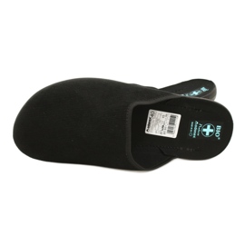 Pantofole da uomo in velluto a coste Adanex nere nero 4