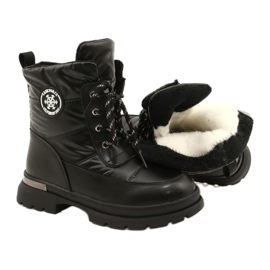 Stivali da neve per bambini Miss Evento 22DZ23-5258 Neri nero 4