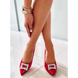 PA1 Tacchi impreziositi da donna Deborah Red rosso 1