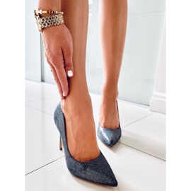 PA1 Tacchi iridescenti Halsey Gun da donna blu navy multicolore 2