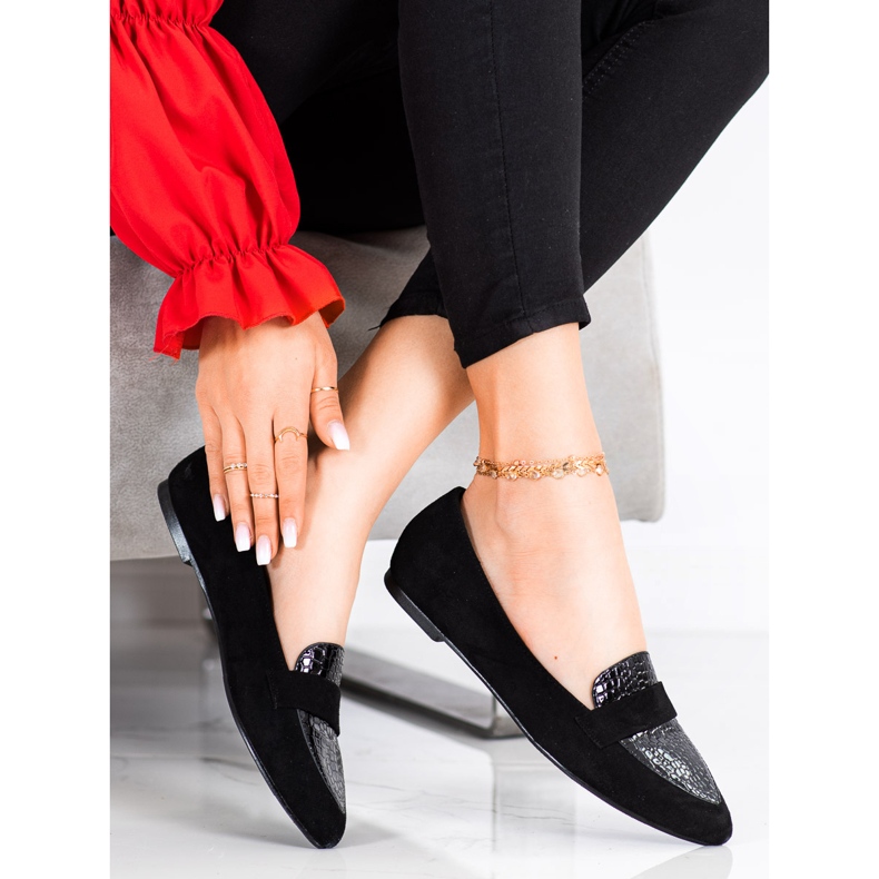 Goodin Mocassini Neri In Spitz nero 1