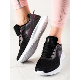TRENDI Sneaker sportive alla moda nero 1