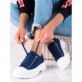SHELOVET Sneakers da donna blu navy 1