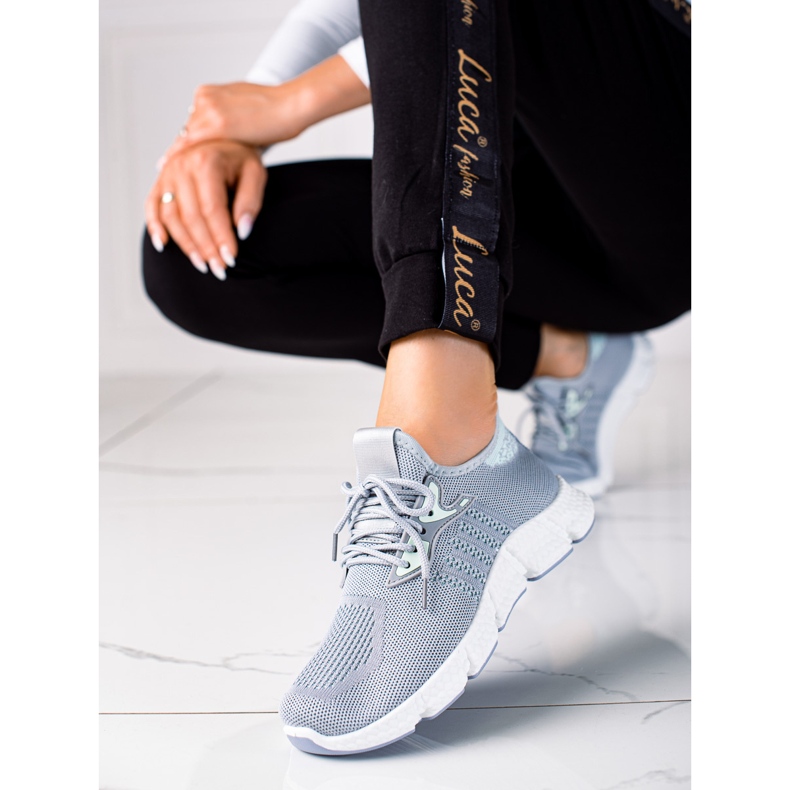 SHELOVET Scarpe sportive leggere grigio 1