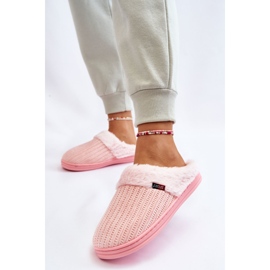 Pantofole Slip-On Isolate Da Donna Con Pelliccia Rosa Leriss 2