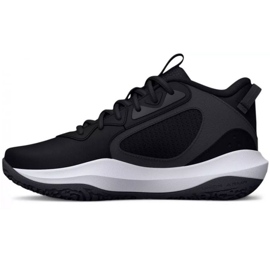 Under Armour Gs Lockdown 6 Jr. 3025617 001 scarpe da basket nero nero 1