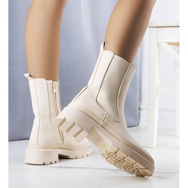 BM Stivali isolanti beige opachi di Coletta 1
