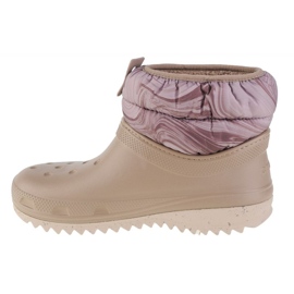 Scarponcino Crocs Classic Neo Puff Shorty 207311-195 beige 1