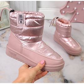 Doposci da bambina rosa metallizzato Big Star KK374219 1