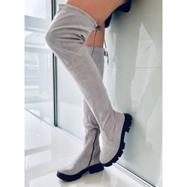 BM Stivali Alti Da Donna Adlon Grigio 2