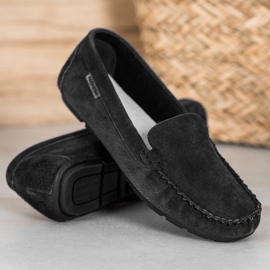 Vinceza Mocassini classici in pelle nero 1