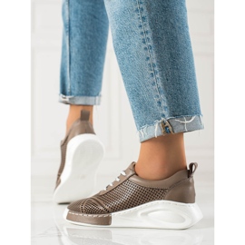 ARTIKER Sneakers in Pelle Leggera marrone 1