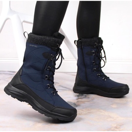 Stivali da neve isolanti impermeabili da donna blu navy DK 2