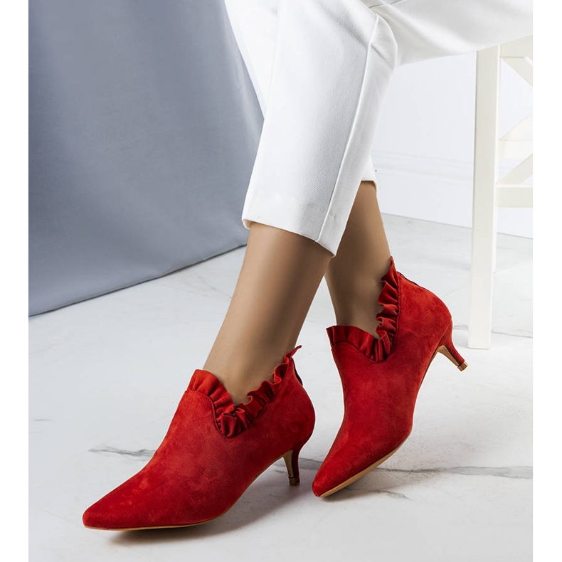 BM Décolleté rosse con tomaia Gavri rosso 1