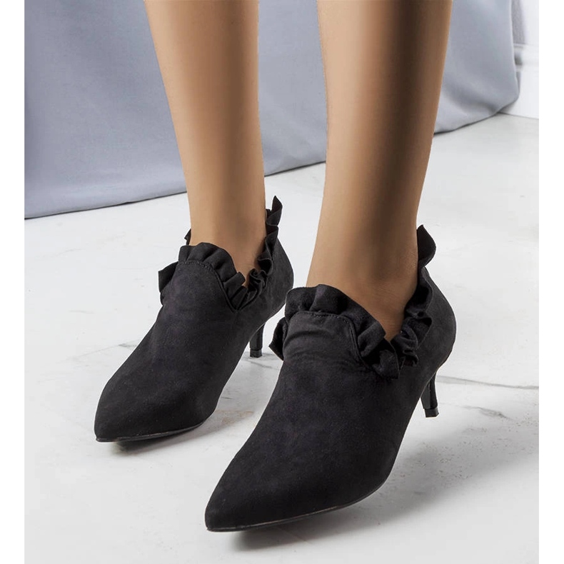 Décolleté nere con tomaia Gavri nero 1