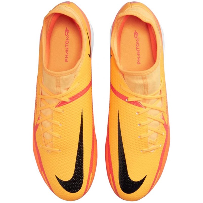 Scarpe da calcio Nike Phantom GT2 Academy Df Ic M DC0800-808 nero arance e rosse 1
