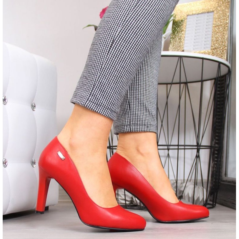 Décolleté con tacco Sergio Leone W SK3AF rosso 2