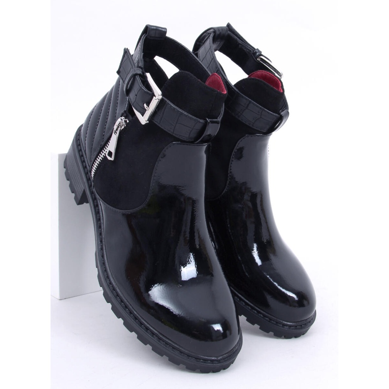 BM Stivali tagliati Thomas Black Mirros nero 2