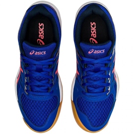 Asics Upcourt 4 W 1072A055 412 scarpe da pallavolo blu, rosa blu 1