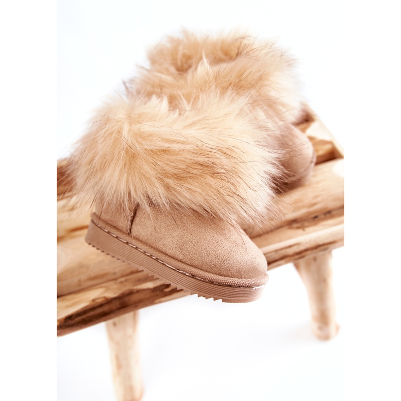 FR1 Doposci Per Bambini Con Pelliccia Beige Ariana 1