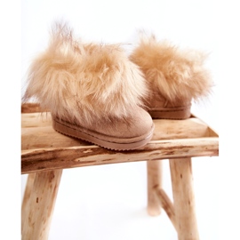 FR1 Doposci Per Bambini Con Pelliccia Beige Ariana 3