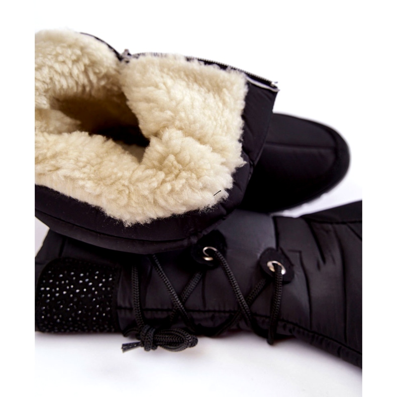 Scarponi da neve alti e caldi Progress PROGJ-20-07 neri nero 3