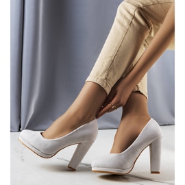 BM Décolleté con tacco grigio di Fardi 1