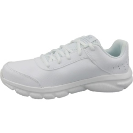 Under Armour Gs Assert 8 Jr 3022697-100 scarpe da corsa bianca bianca 1