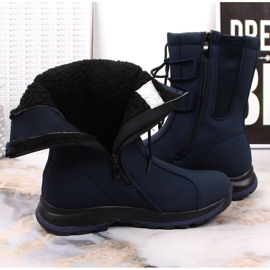 Stivali da neve impermeabili da donna, blu navy DK 1