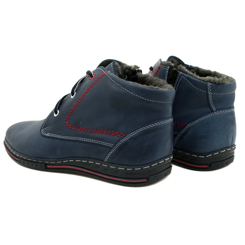 Polbut 339 stivali invernali da uomo blu navy 4