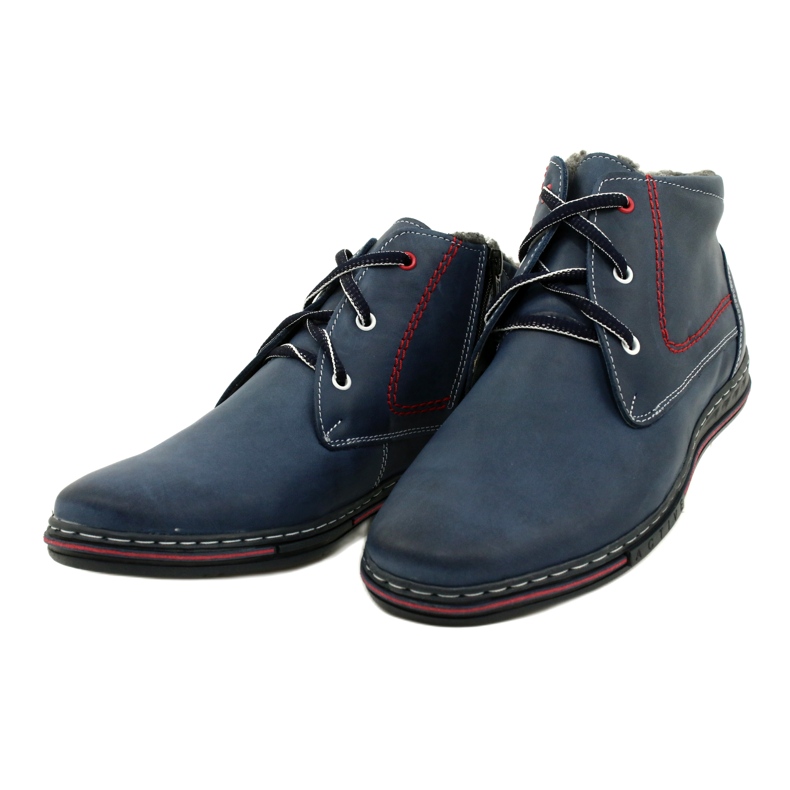 Polbut 339 stivali invernali da uomo blu navy 3