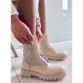 BM Stivali con tomaia elastica Cass Beige 1