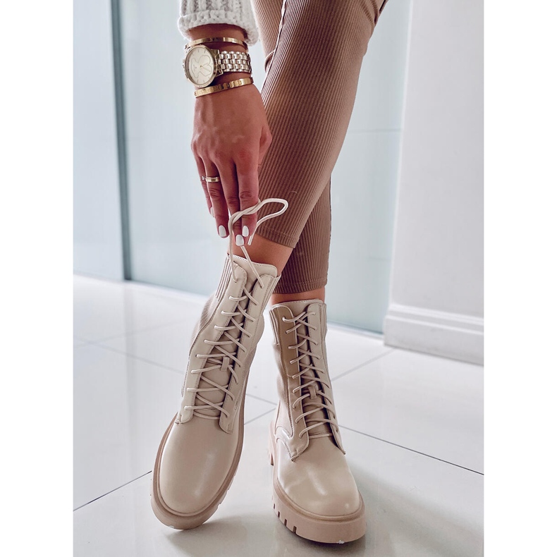BM Stivali con tomaia elastica Cass Beige 2